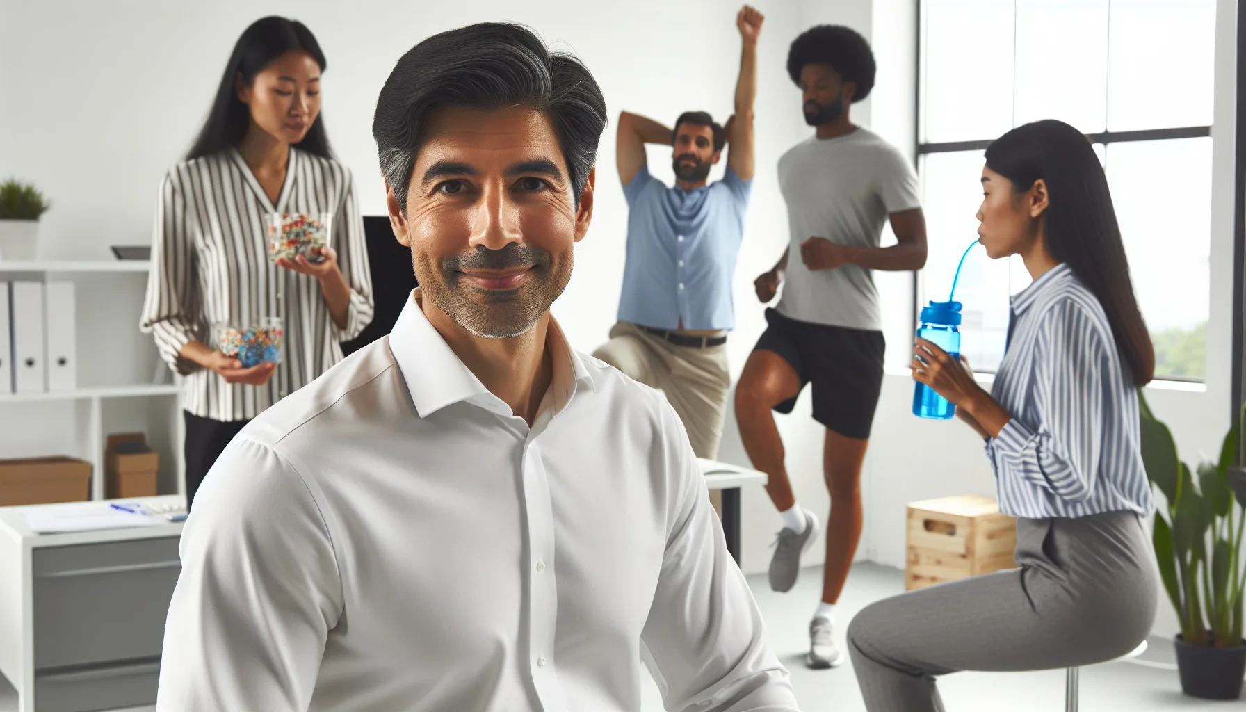 Implement workplace wellness initiatives that promote physical health and improve overall employee productivity.